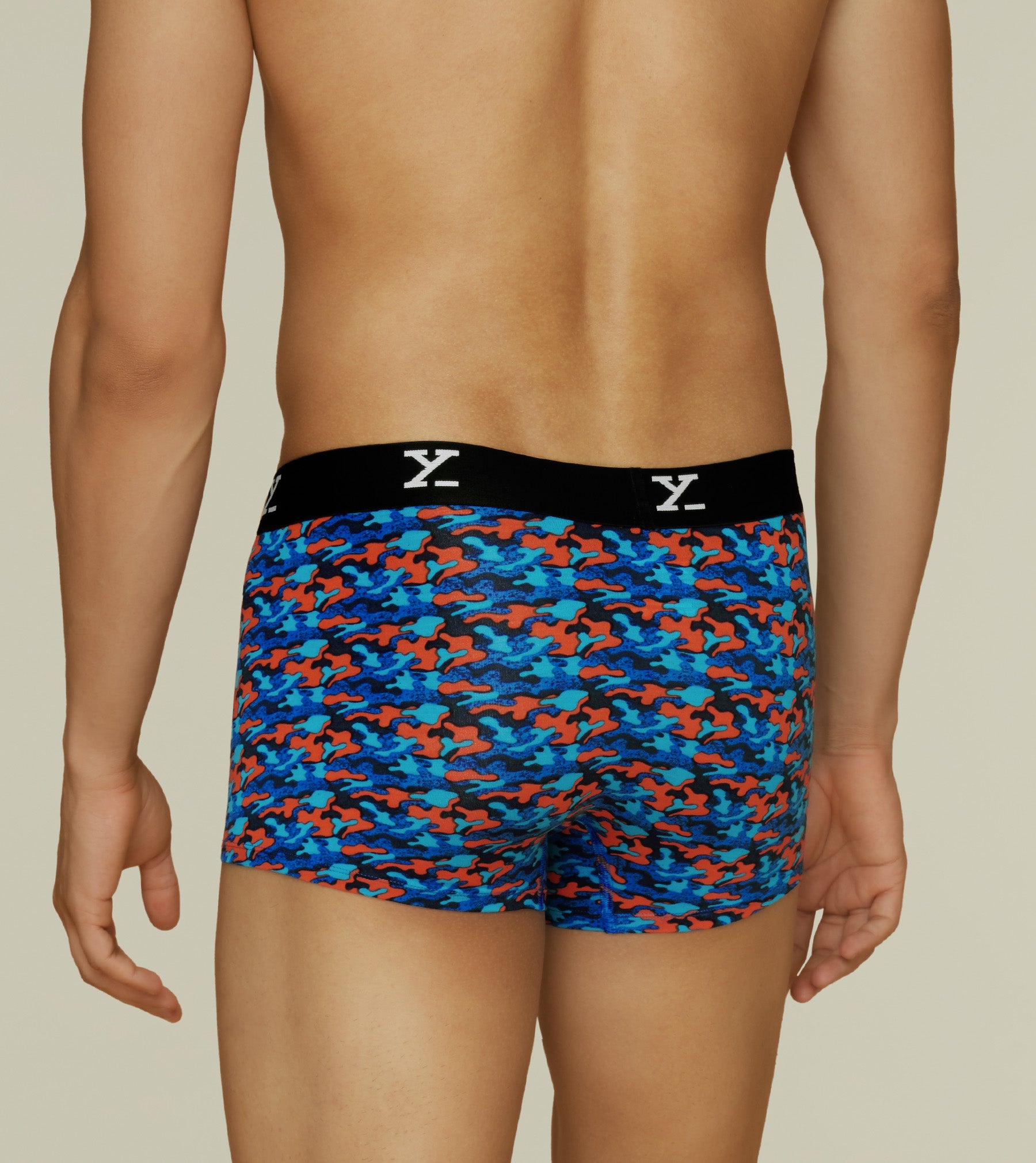 Shuffle Modal Trunks For Men Camouflage Blue -  XYXX Mens Apparels