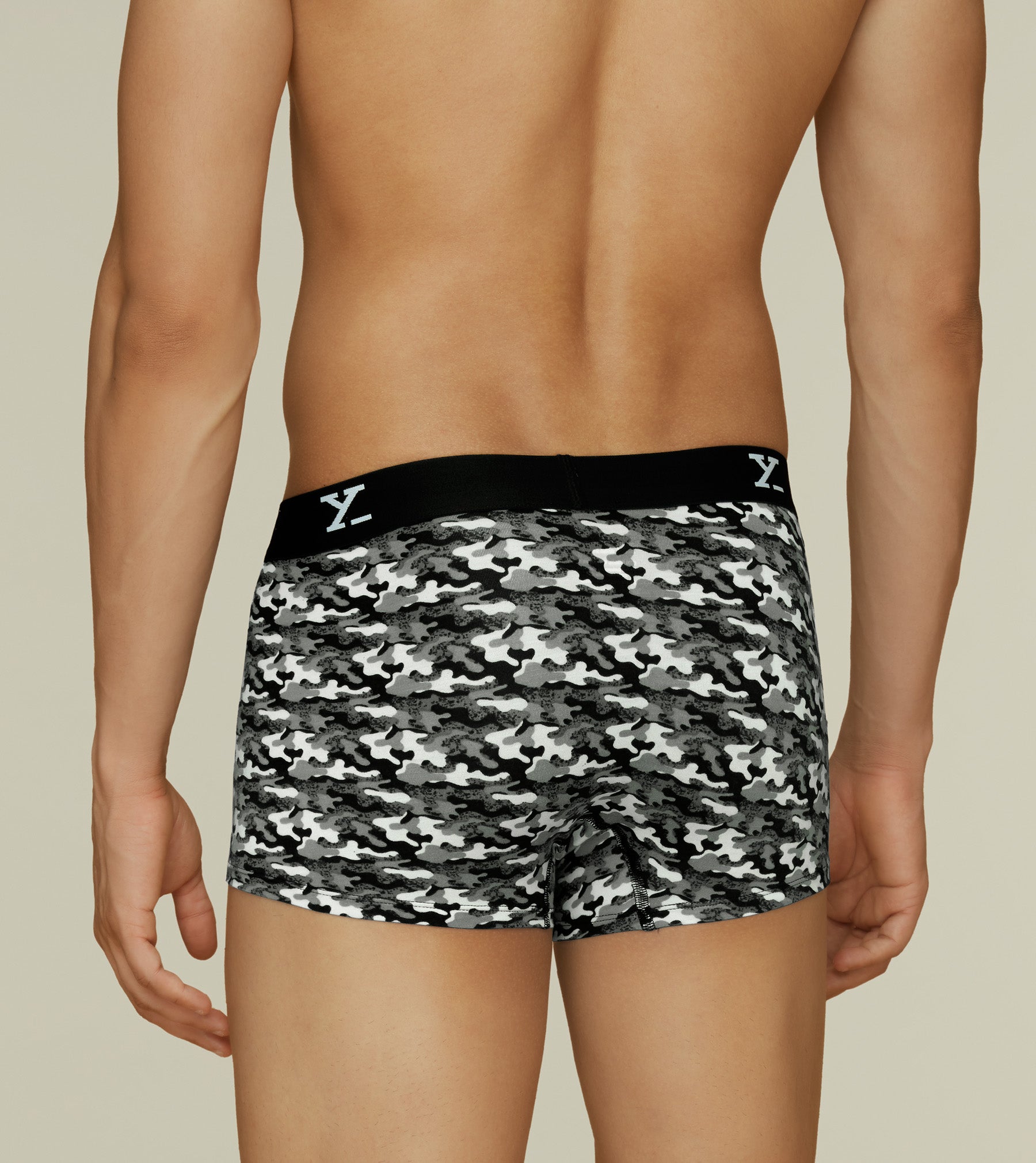 Shuffle Modal Trunks For Men Camouflage Grey -  XYXX Mens Apparels