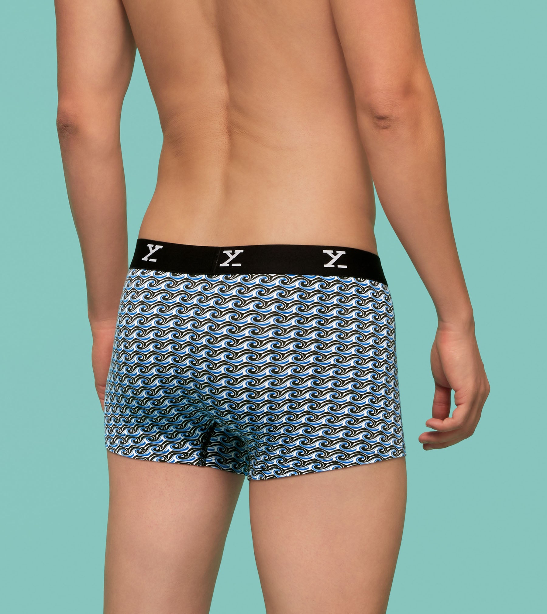 Shuffle Modal Trunks For Men Beach Waves -  XYXX Crew