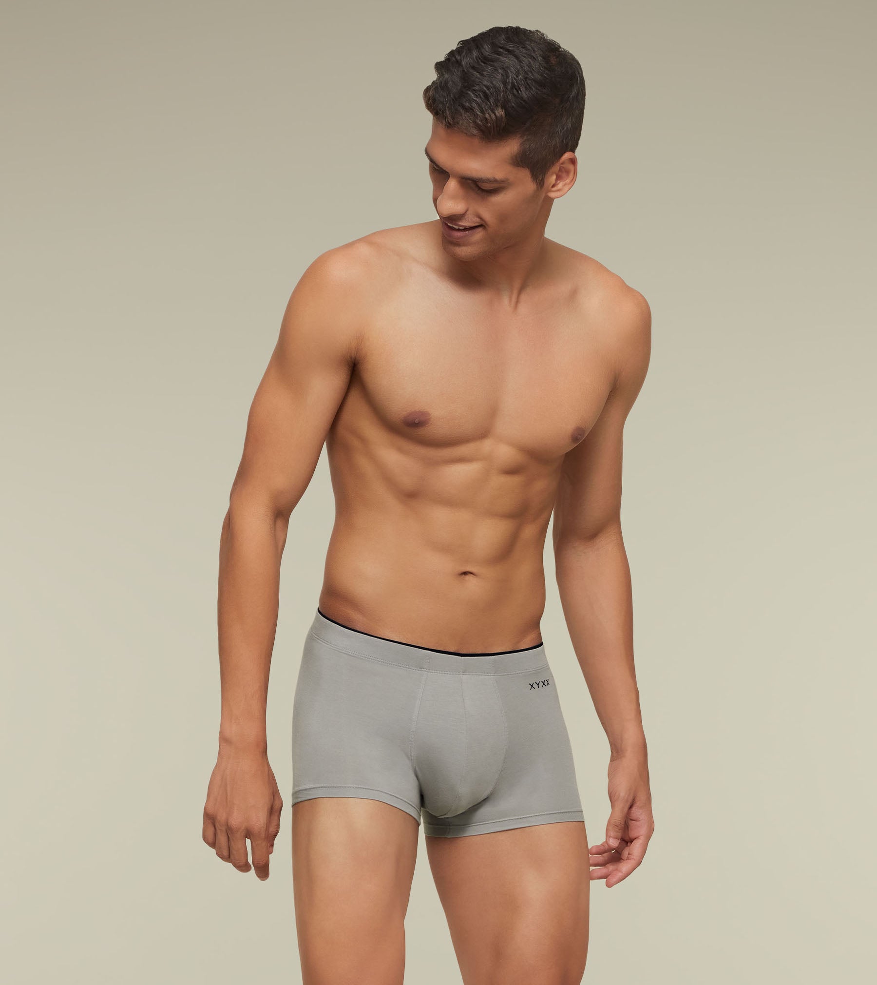 Uno Modal Trunks For Men Pack of 3 (Black, Light Grey) -  XYXX Mens Apparels