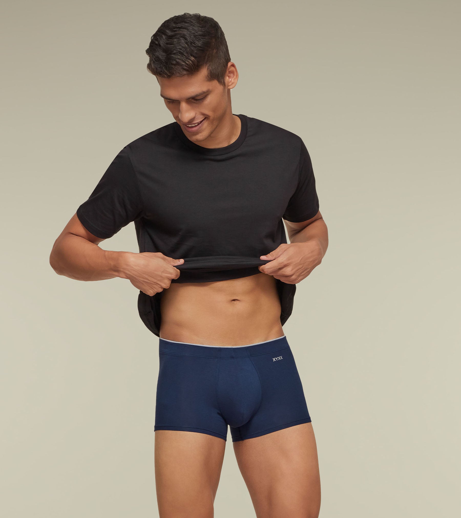 Uno Modal Trunks For Men Pack of 3 (Black, Blue, Grey) -  XYXX Mens Apparels